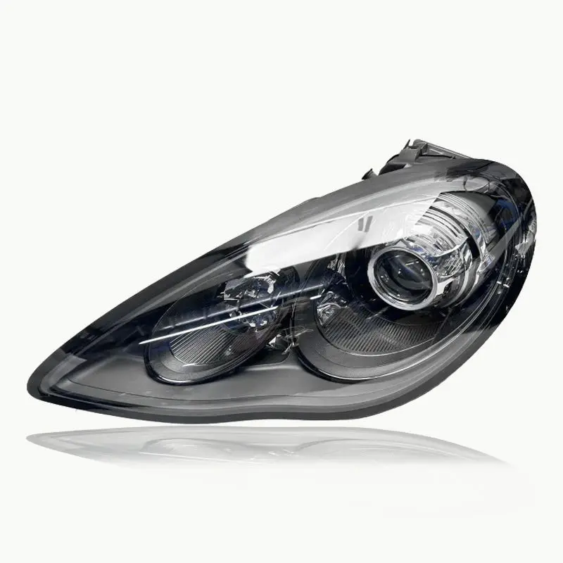 

Suitable for 970 2010-2013 Smoked Xenon Headlights LED Adaptive Headlamps Car Front Light Parts