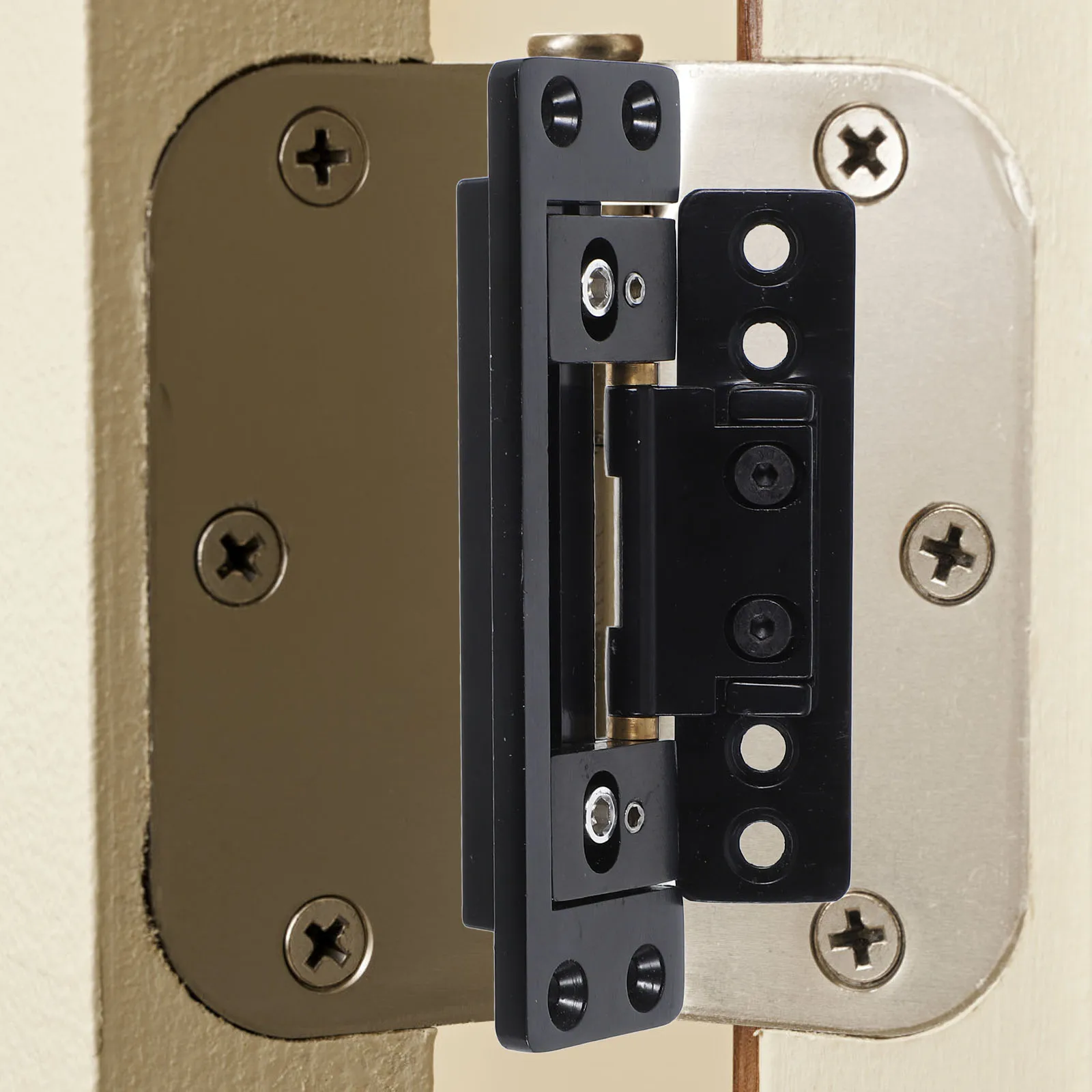 

Invisible Door Hinge Hidden Hinges for Wood Doors 304 Stainless Steel Suitable Residential Commercial Durable Stable