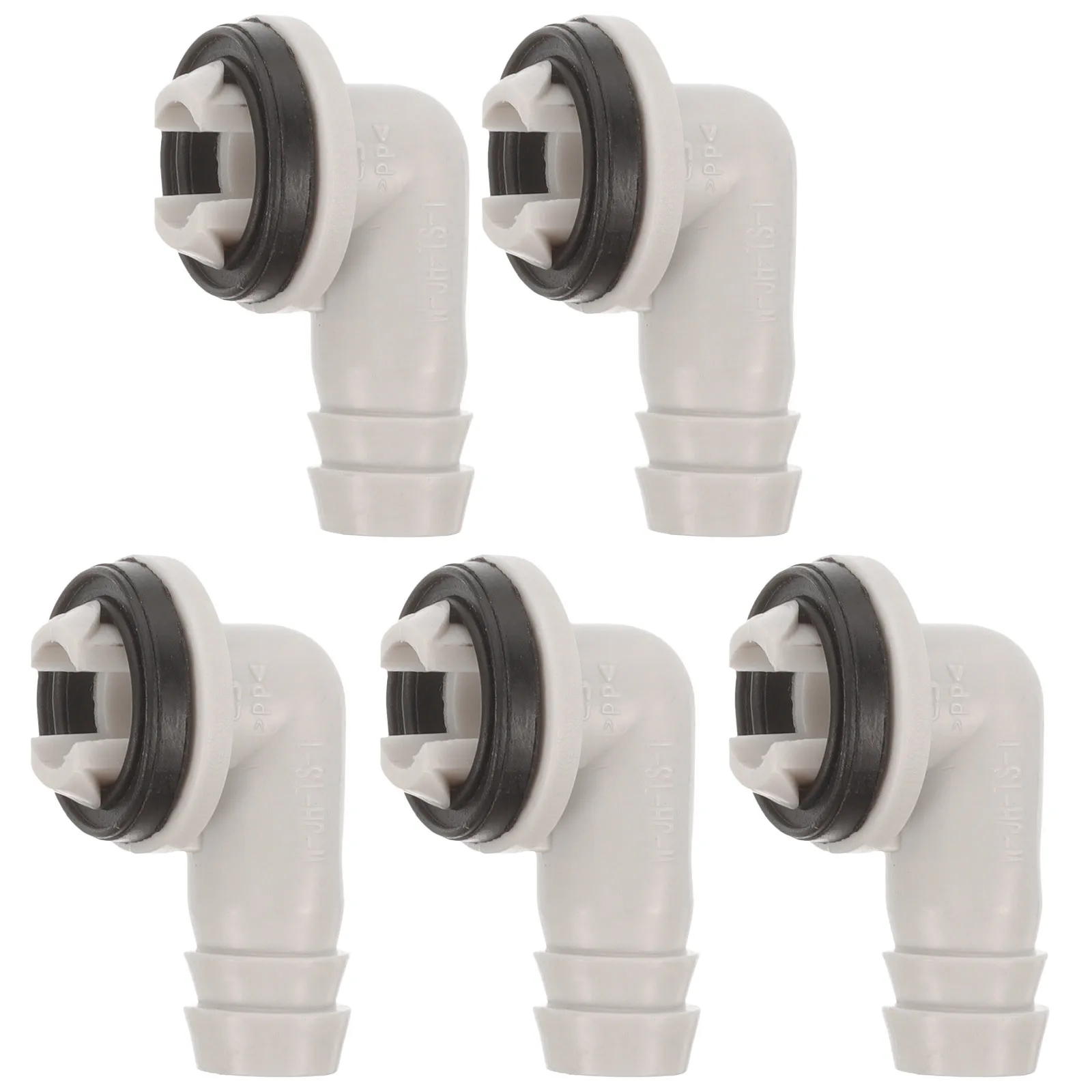 

5Pcs Ac Drain Connector ABS Split Unit Adapter Hose Fitting 15mm Window Air Conditioner Drainage Connector Pipe