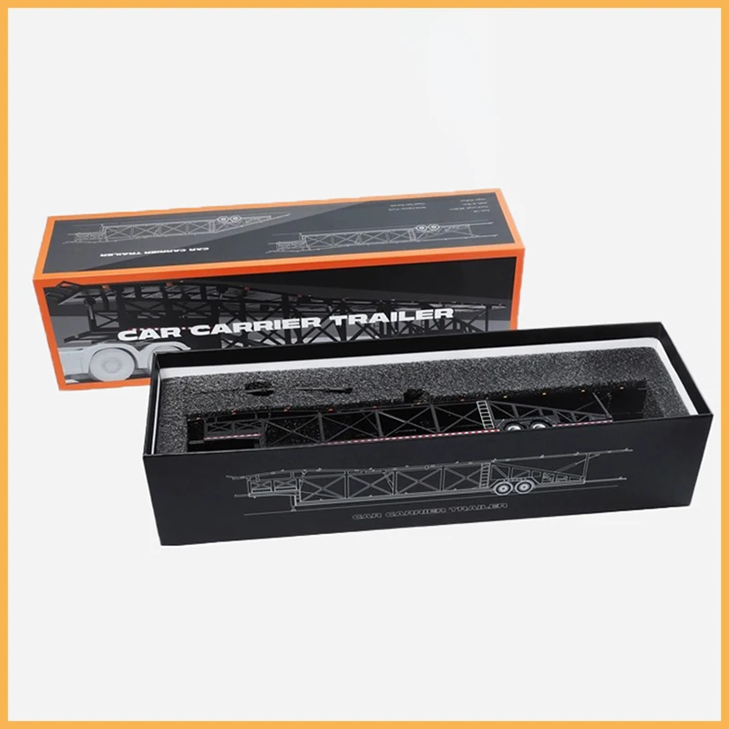 ما قبل البيع GCD سبيكة 1:64 مقياس النمط الصيني سيارة الناقل مقطورة نموذج الكلاسيكية الكبار هدية تذكارية عرض ثابت