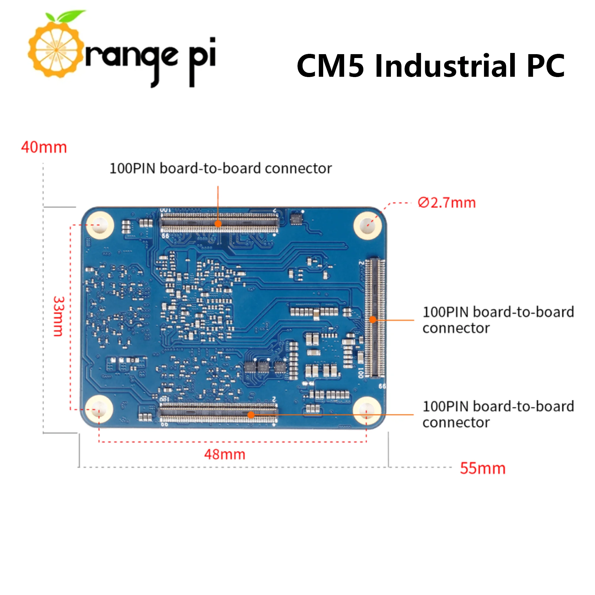 Imagem -04 - Laranja pi Compute Módulo com Placa de Desenvolvimento Ble Cm5 Rk3588s Lpddr4 gb gb 16gb 32gb Emmc 2x2.5g Ethernet Wifi5 Mais Bt5.0