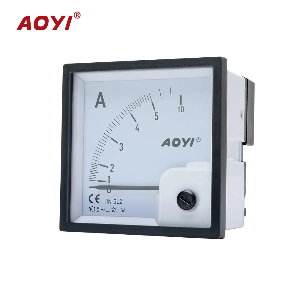 Aoyi التناظرية التيار المتناوب تردد متر HN-6L2/6C2 الفولتميتر مقياس التيار الكهربائي