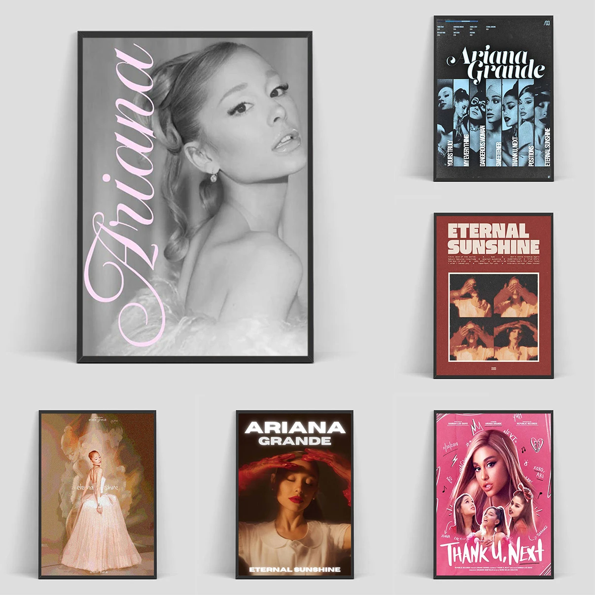 

Pop Female Singer Ariana Grandes Poster Classroom Decorations for Home Picture on the Wall Decoration Painting Coffee House Bar