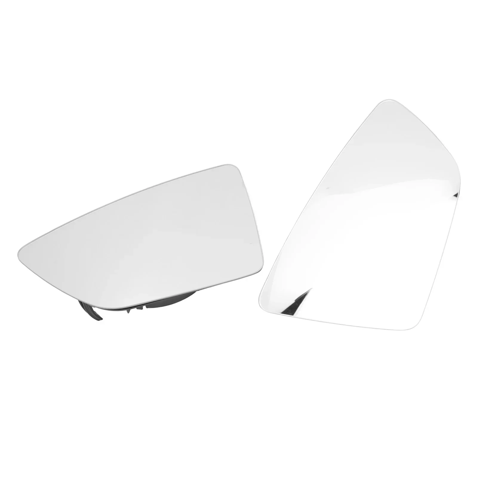 Pair Of Side Heated Mirror Glass Left Right 5F0857521 Replacement For Seat Leon Mk3 Pre‑facelift 2013 To 2016