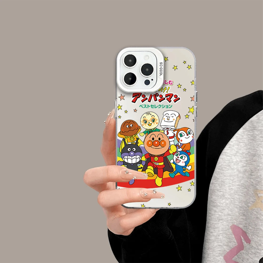 Phone Case Silver Cover Suitable for iPhone 12 11 13 14 15 16 Max Pro Plus Spider Gwen IMD Colorful Cartoon A-An-pan-manS Cool