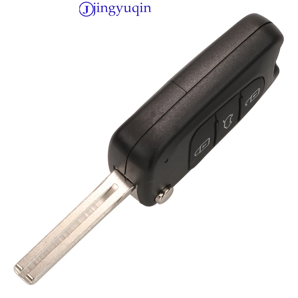 Jingyuqin リモート新車キーシェル制御ヒュンダイ ix20 ix30 アゼラ 95430-1K000 95430-1K001 433Mhz ASK ID60Chip