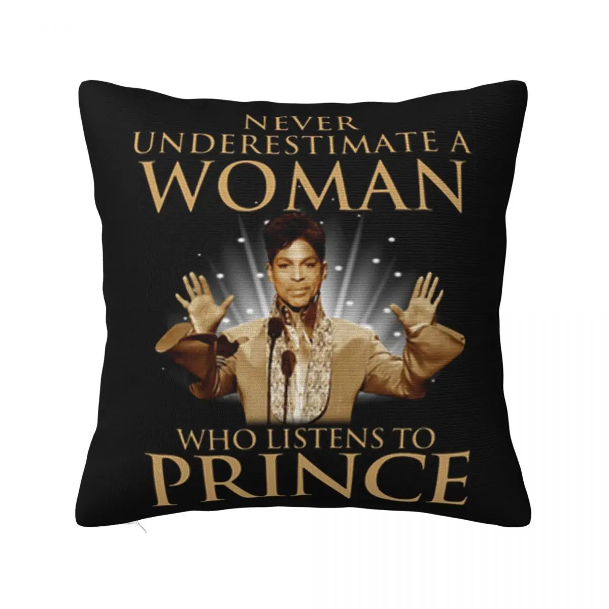 Never Underestimate A Woman Who Listens To Prince Rogers Nelson Teenage Breathable Pillow Case