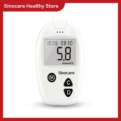 Sinocare Safe ACCU Blood Glucose Meter Glucomoeter no strips lancets