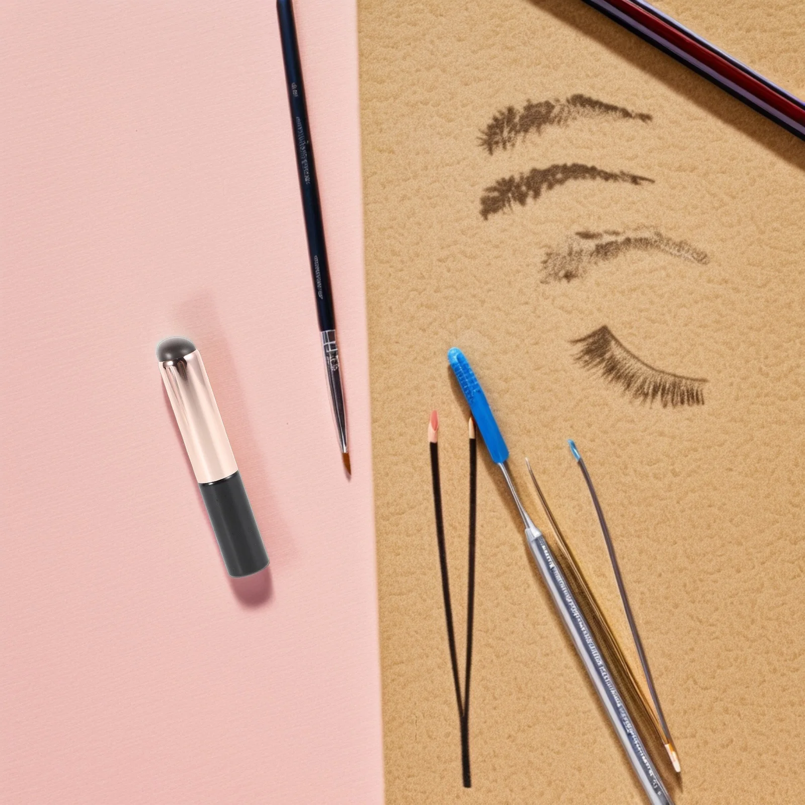 Reusable Silicone Nail Gradient Brush Soft Durable Head Easy Clean Manicure DIY Nail Salon Tool Nails Brush Manicure DIY Tool