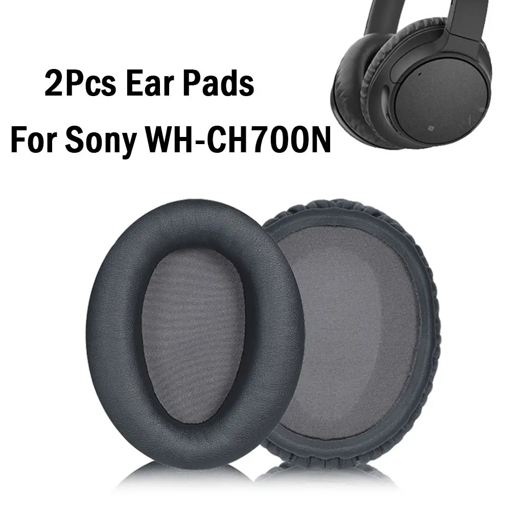 2Pcs Headphone Earpads Earmuff Ear Pads Foam Sponge Ear Cushion Replacement For Sony WH CH700N WH-CH700N