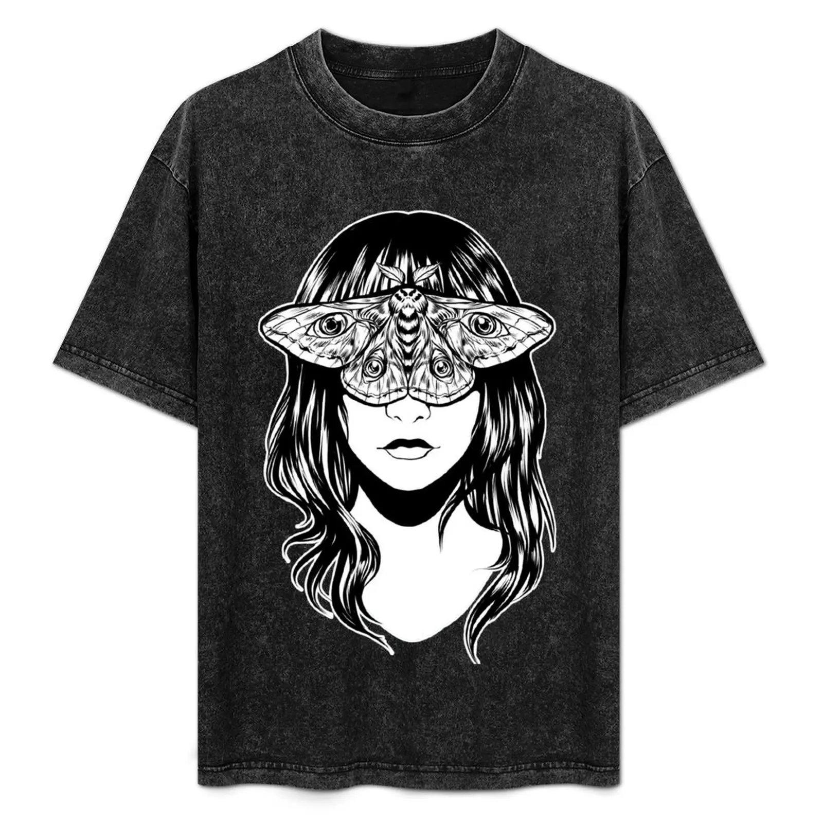 Moth Eyes Monochrome T-Shirt plus size clothes cheap stuff sports fans custom t shirt t shirt men