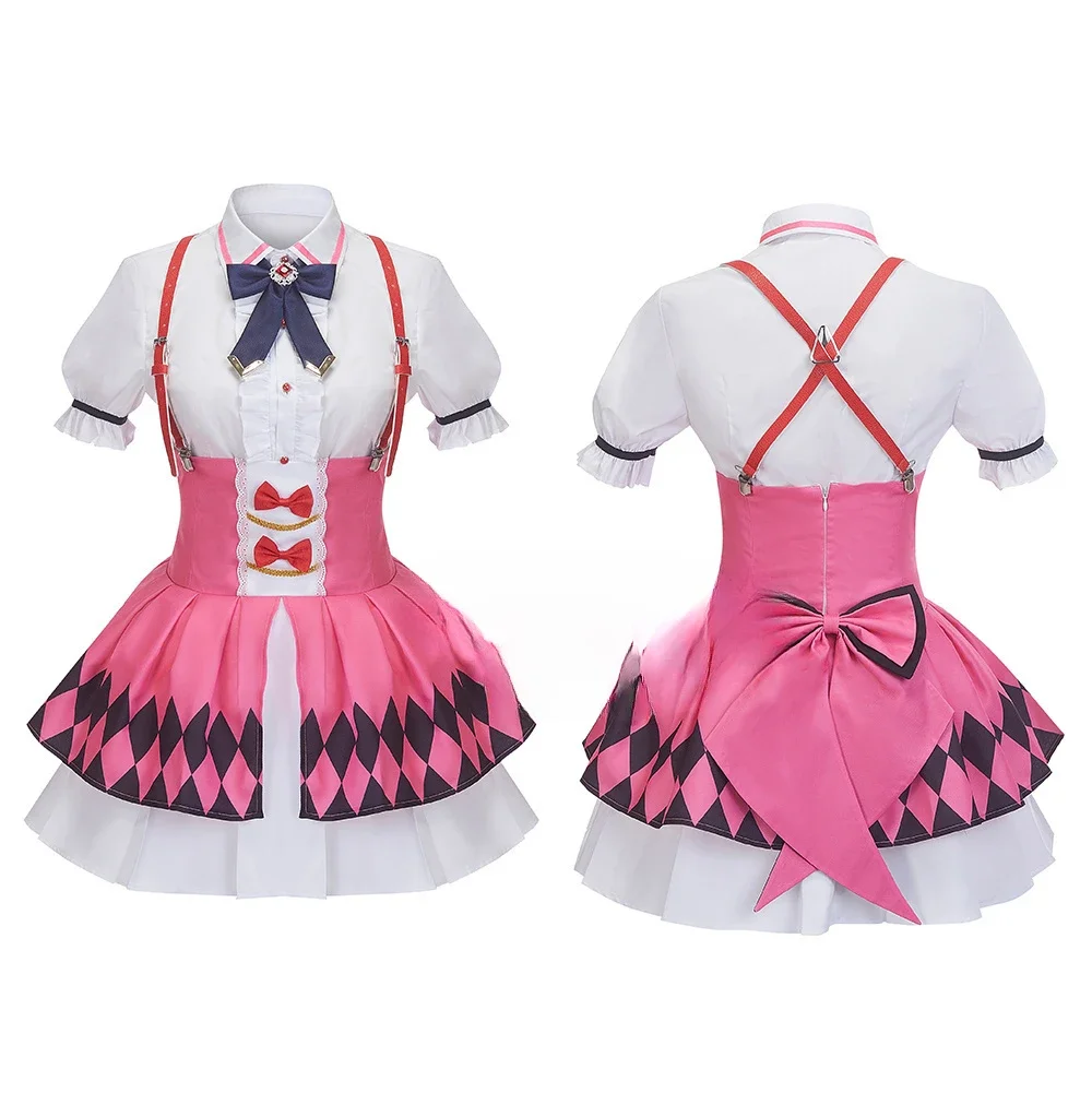 Umamporcelain-Bretelles, Jupes et Chemises pour Femme, Accessoires d'Halloween, Cosplay d'Animation