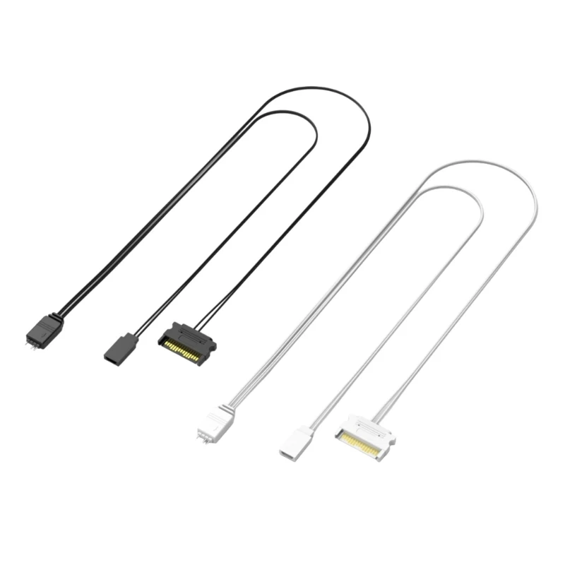 ARGB 5V 3Pin 연장 케이블 어댑터 냉각 팬 허브 스플리터 마더보드용 커넥터