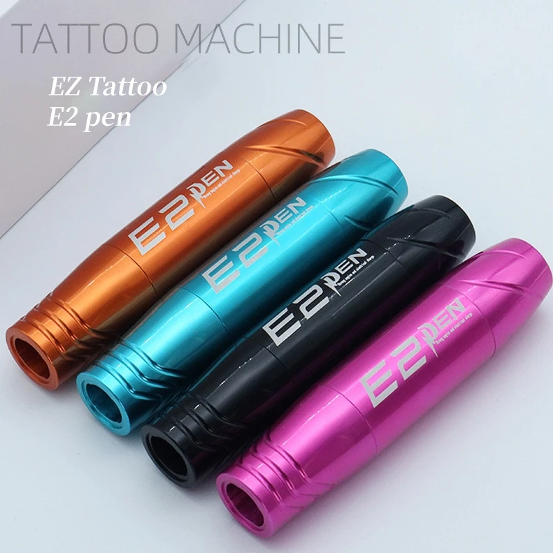 E2 Slender/Mini Short Permanent Makeup Pen Machine Tattoo Machine Pen SMP Permanent Eyebrow Lips Tattooing RCA Cord Set Supplies