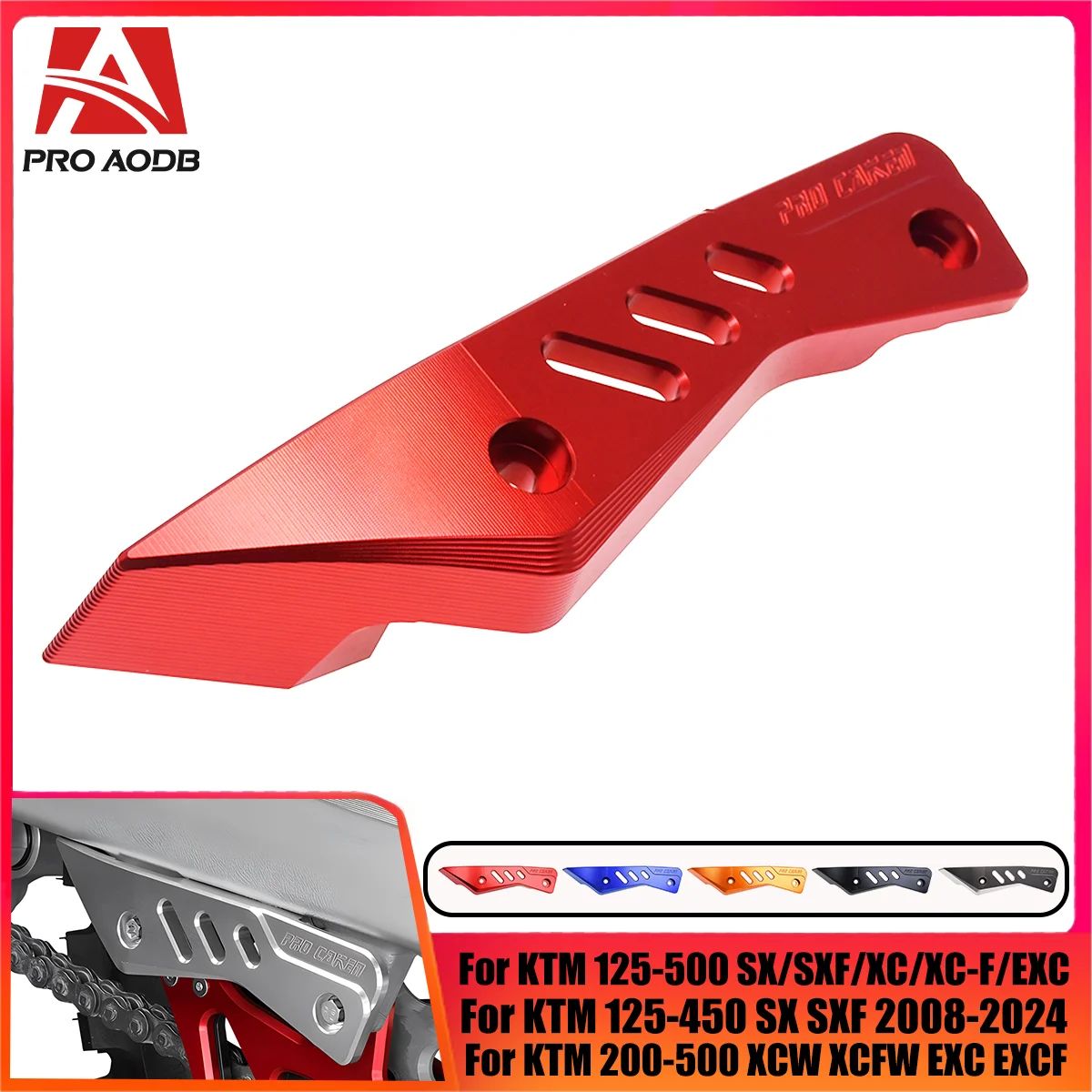 

Aluminum retrofit accessories for KTM motorcycle rocker arm protection cover are available in five colors For Husqvarna TE/FE
