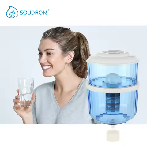 SOUDRON Household 13L 6 stages drinking mineral water filter purifier for water dispenser