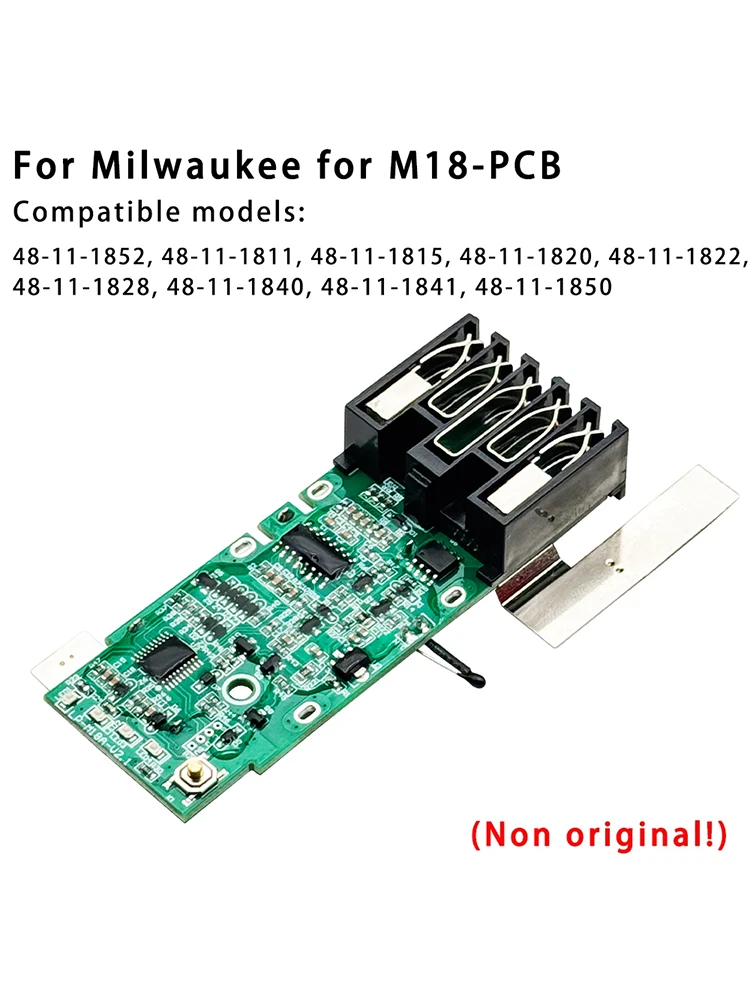 Dla M18 PCB płytka zabezpieczająca przed ładowaniem dla Milwaukee 18V 3Ah 4Ah 5Ah 6Ah akumulator litowo-jonowy płytka drukowana płyta główna 48-11-1811 — zdjęcie produktu 7