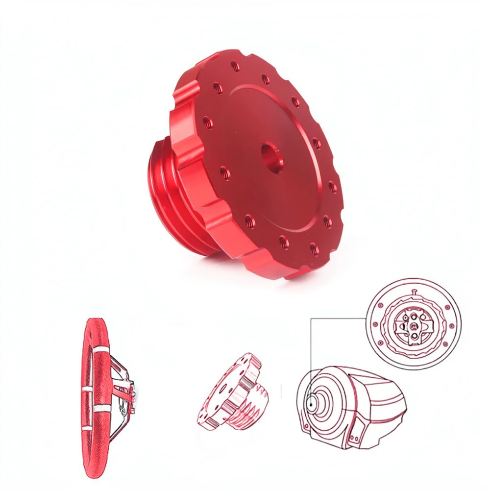 Racing Simulator Steering Wheel Hub Adapter For Thrustmaster TX T300 T500 Replacement Parts Aluminum Alloy Gaming Accessory