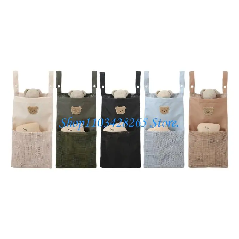 

Safe Polyester Mesh Nursery Hanging Storage for Diapers & Use G2TE