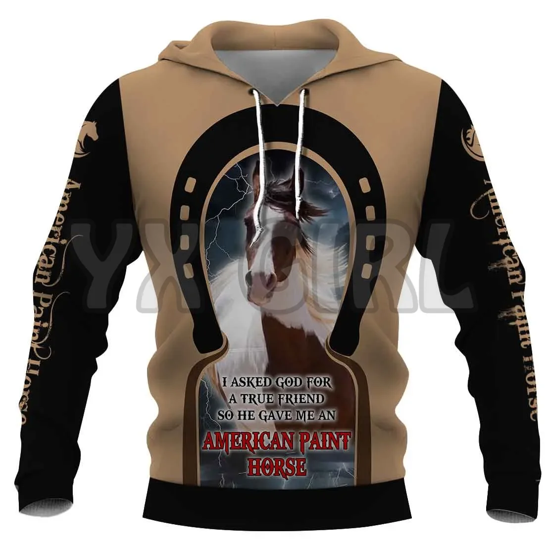 Appaloosa Horse 3D Printed Hoodies  Unisex Pullovers Funny Dog Hoodie Casual Street Tracksuit