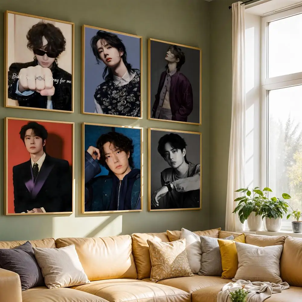 Actor Y-Yibo Wang Poster HD Self Adhesive Waterproof Wall Art Ideal for Home Office Dorm Bedroom Great Gift