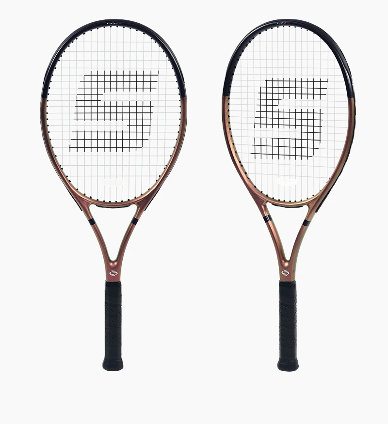 RaceRun-MAX Composite Carbon Tennisschläger, 295±10g Leichtgewicht, 325mm Balancepunkt, Einteiliger Stabiler Rahmen, 50-60lbs, für Fortgeschrittene – Detail 10