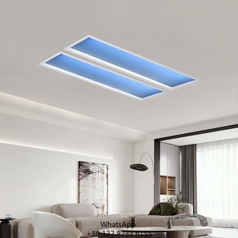 LED Intelligent Blue Square Flat Led Panel For Office Lighting Skylight Roof Window Automatic Industrial Living Room