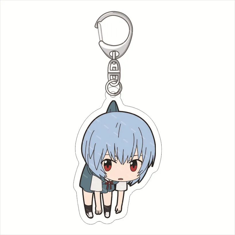 Chaveiro de Acrílico Eva New Century Evangelion Ikari Shinji, Pingente Charmoso para Bolsa, Presente, Lembrança, Chaveiro Fofo para Amigos