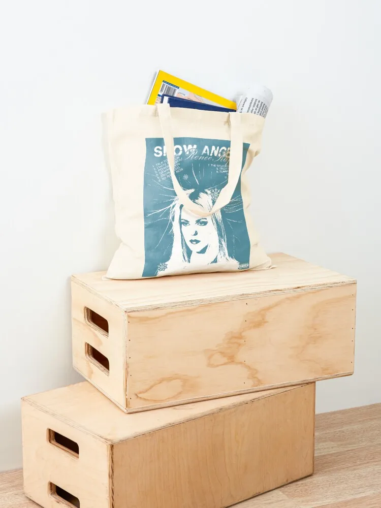 Snow Angel poster Tote Bag Large bags for women custom fabric bag tote bag sac pour femme