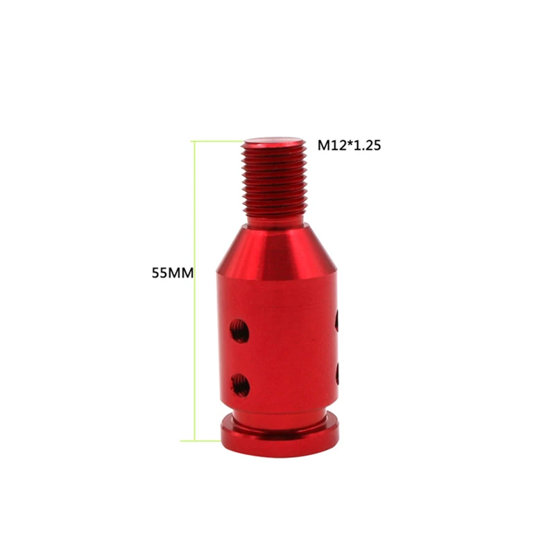 Modification of gear shift head of automobile; thread converter; buckle; shift lever adapter; m10x1.5; m12x1.25 shift knob