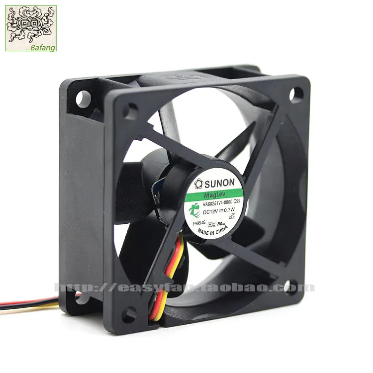 

jinlingge For SUNON HA60251V4-0000-C99 Maglev 6CM 6025 silence cooling fan