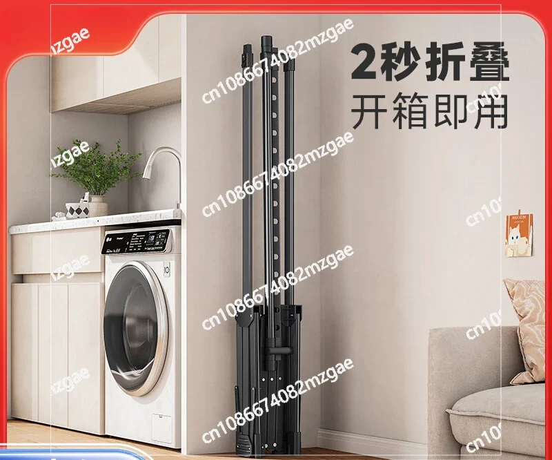 家庭用屋内乾燥ラック,床から天井までのハンガーポール,小さなアパート,バルコニー,スペースを取らない,涼しい乾燥ラック