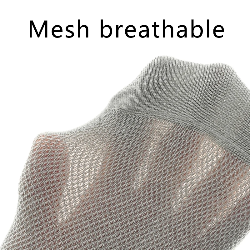 High Quality 5Pairs Men's boat  socks Combed Cotton Mesh Breathable Odor proof and antibacterial Spring Summer for Male sock New