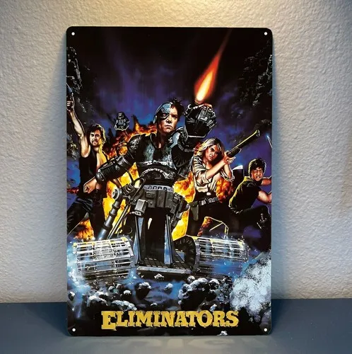 Eliminators Movie Metal Poster - Collectable Tin Sign 20x30cm