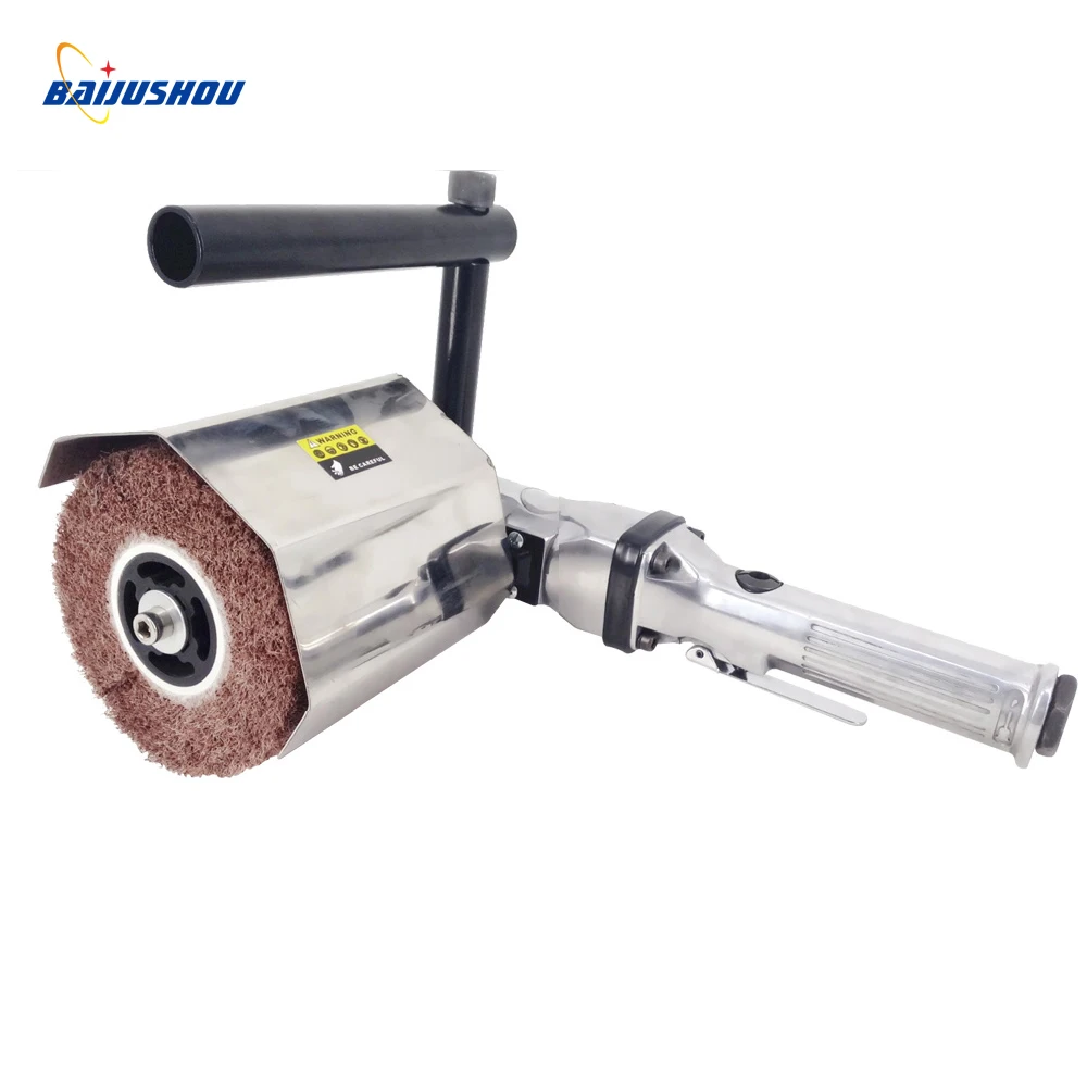 

Portable Pneumatic Wire Drawing Machine Multifunctional Stainless Steel Wood Grain Brushed Finishing Tool Mirror Treatment