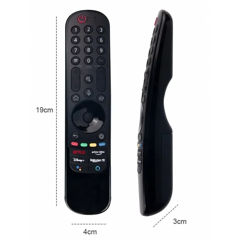 AN-MR21GA Zamienny pilot Magic Voice do telewizorów 55UP7700PUB 43NANO75UPA 43UP7100ZUF Ultra HD Smart TV z 4 klawiszami skrótów