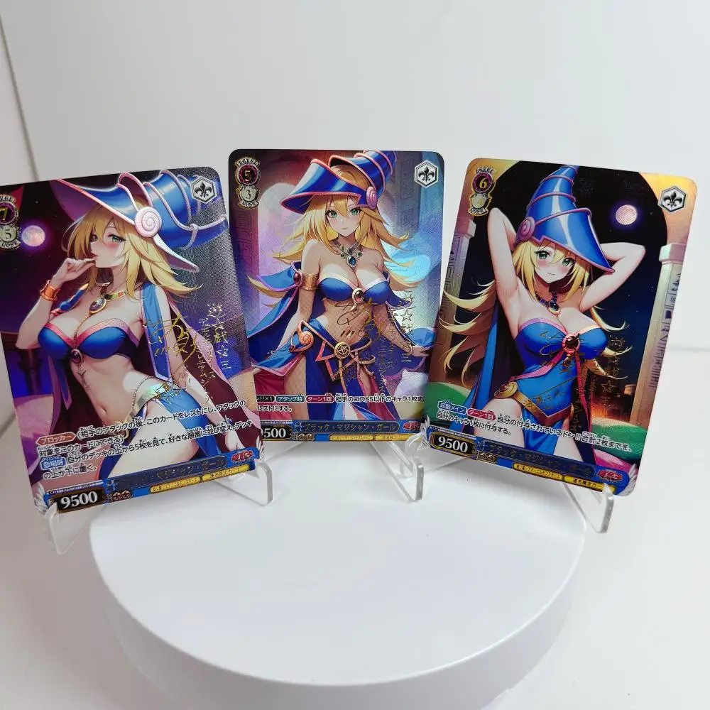 Anime Goddess Story One Piece Yu-Gi-Oh DIY ACG Black Magician Girl Collectible Card Boy Games Toys Christmas Birthday Gift Board