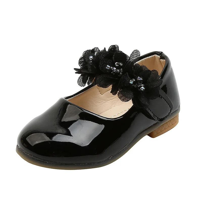 Neue Frühling Mädchen Schuhe Prinzessin Ballett Wohnungen Tanz party Hochzeits schuhe Strass Kinderschuhe für 3-12 Jahre alte Kinder