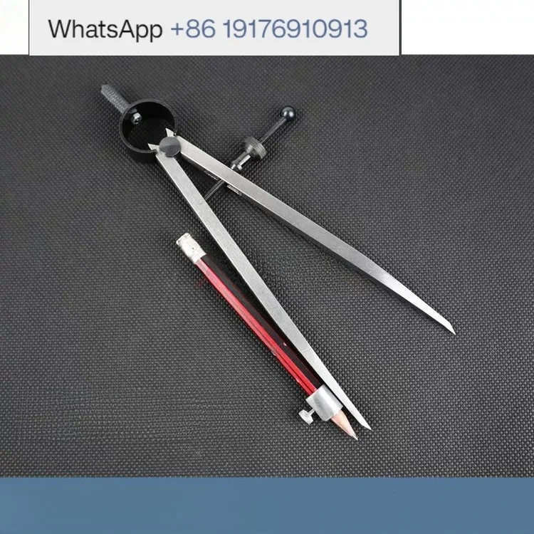 Spring scribing with pen holder, leather compass, industrial scribing tool