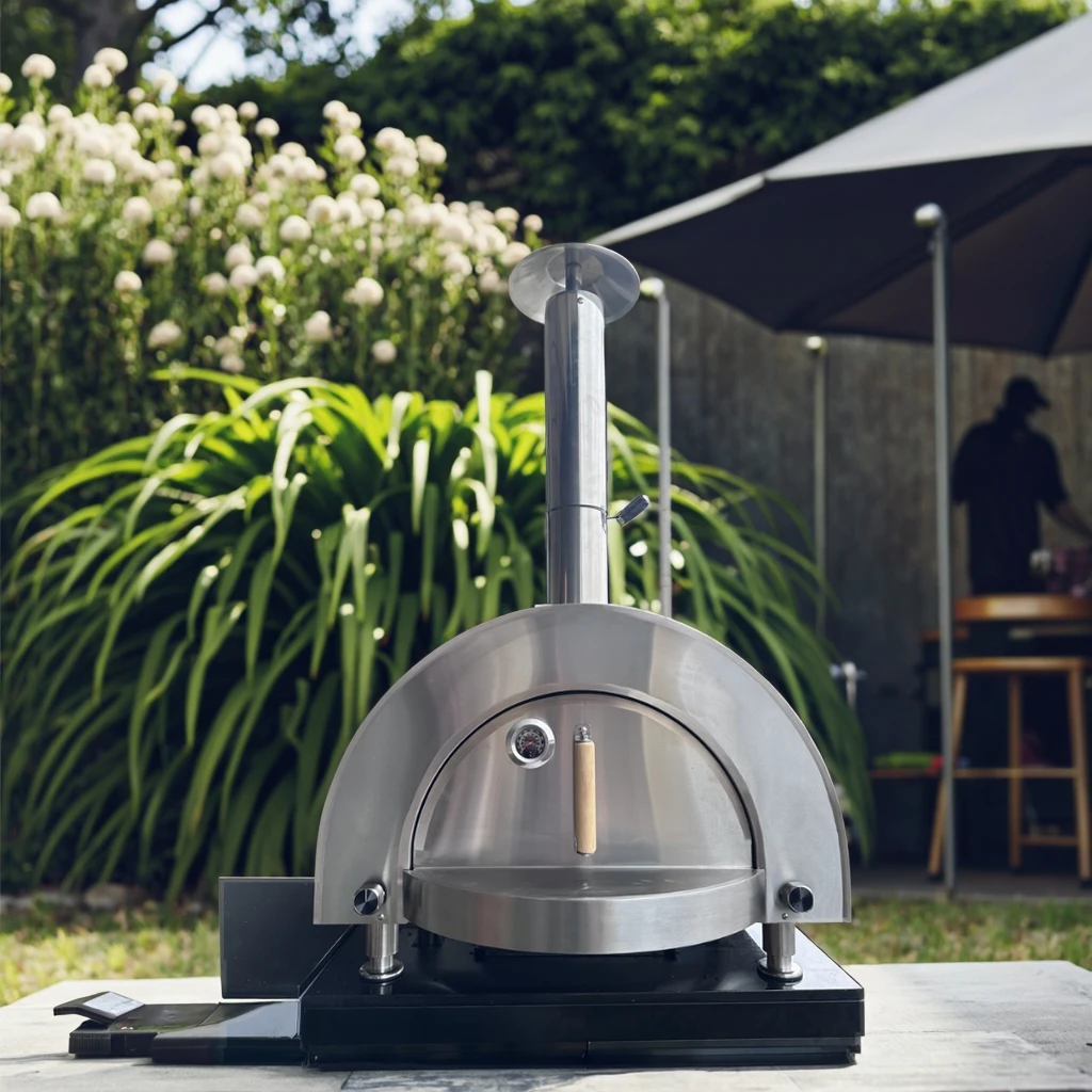 

Modern Premium Stainless Steel 304 Pizza Oven for Outdoor Camping-Bake Bread Pizza & Cakes at Wholesale Rates