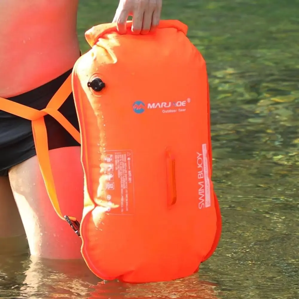

Outdoor Drift Buoy Buoyancy Bag Thickened Float Backpack Swimming Bag with Belt Portable Swimming Buoy Bag Snorkeling