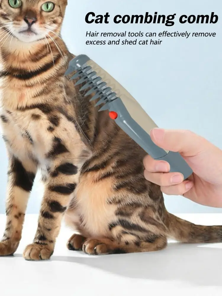 Peigne de toilettage professionnel, brosse électrique pour chien, tondeuse à poils pour chiot et chat, outil de nettoyage rapide pour animaux de compagnie, fournitures pour animaux de compagnie
