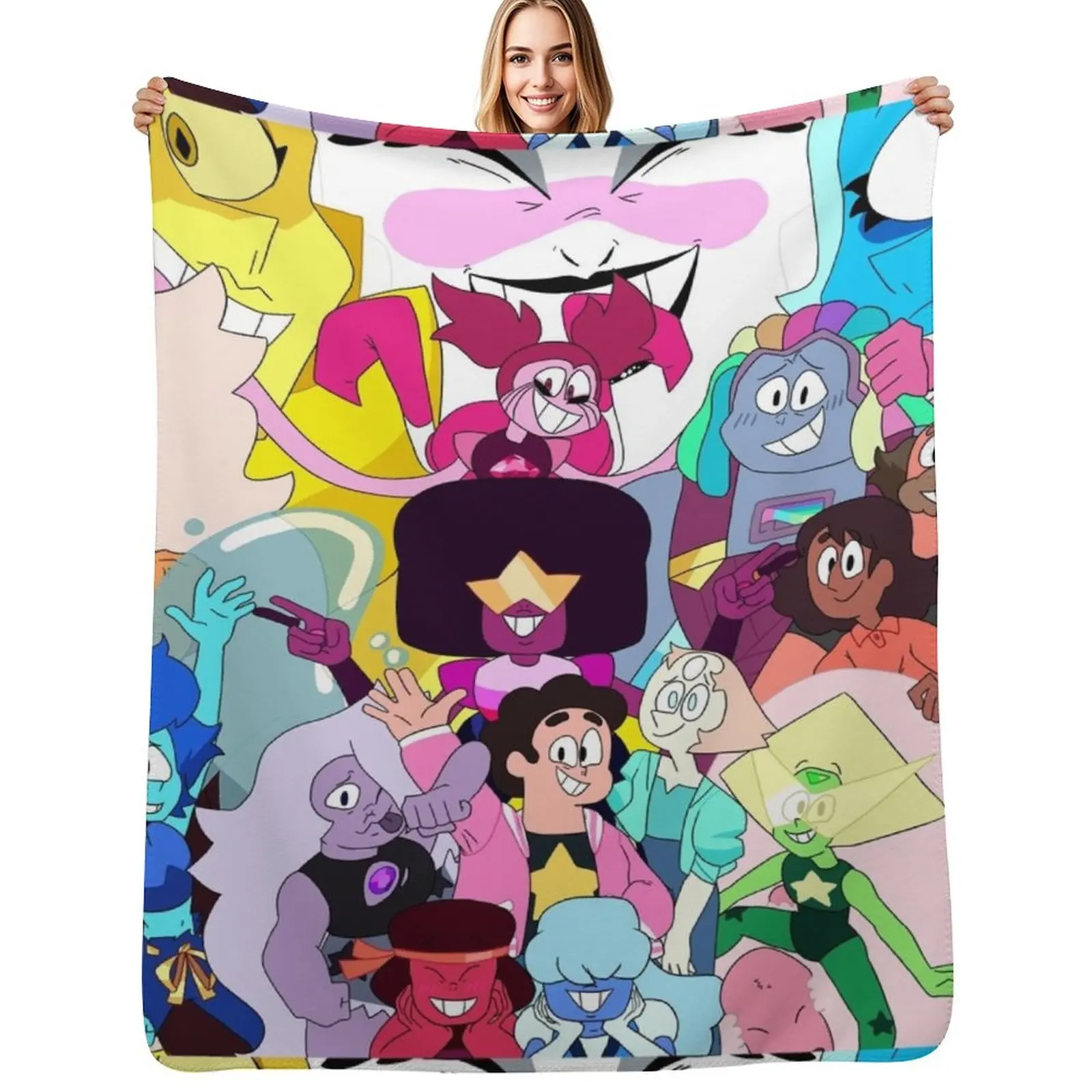 goodbye Steven Universe Throw Blanket Cute Plaid Hairys Furry Bed Fashionable Hair Blankets Sofas Of Decoration Blankets