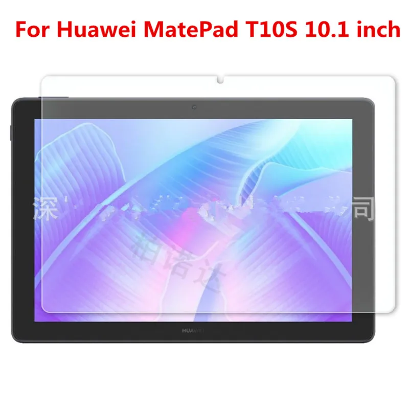 9h 0.3mm tablet vidro temperado para huawei matepad t10s matepad t10s 10.1 polegada 2020 tela proteger capa guarda de vidro fim