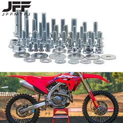 Motorcycles Fairing Fender Screw Bolt Kit Fastener Set For Honda CR CRF 125 150 250 300 350 450 250R 450R 250X 450X 250RX 450RX
