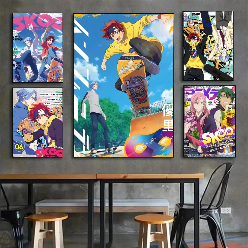 Anime Sports Sk8 The Infinity Poster Painting Wall Art Mural for Living Room Home Decor and Gifts