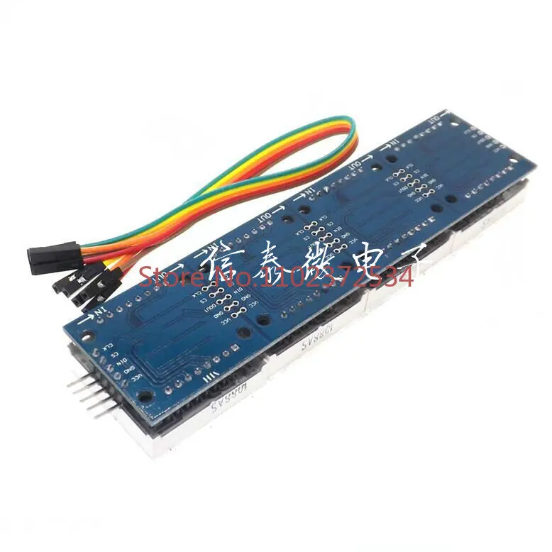 5 pieces MAX7219 dot-matrix module 4-in-1 display module SCM control drive module sends 5P line