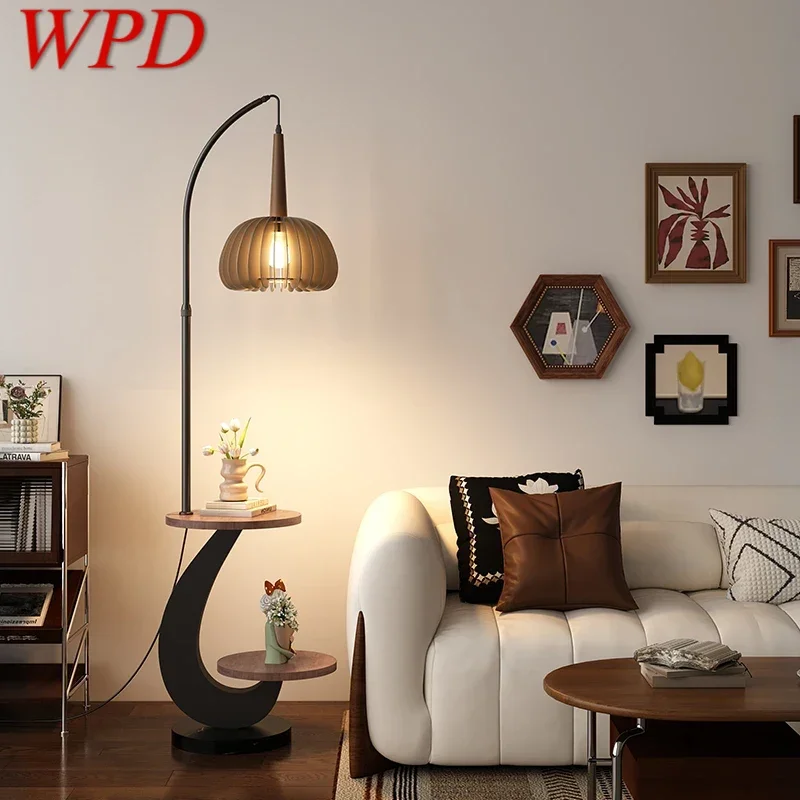 WPD Contemporary Floor Lamp Luxury Living Room Bedroom Study Villa Hotel LED Retro Creativity Decorative Standing Light