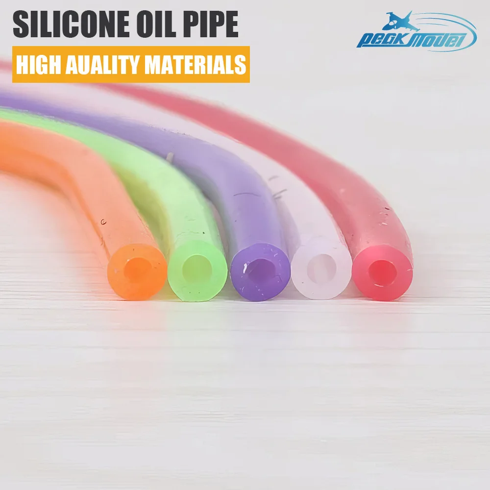 RC Silicone Fuel Line Oil Tube Fuel Pipe Hose for Methanol  Engine Nitro Engine Glow RC Model Parts