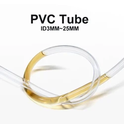 3M PVC Soft Hose ID 2 3 4 5 6 8 10 12 14 mm Odorless Plastic Transparent High Quality Water pump Flexible Tube